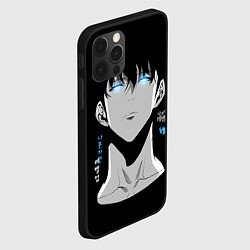 Чехол для iPhone 12 Pro Max Поднятие уровня в одиночку - solo leveling, цвет: 3D-черный — фото 2