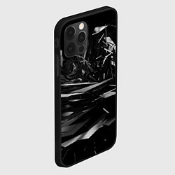 Чехол для iPhone 12 Pro Max Осколки, цвет: 3D-черный — фото 2