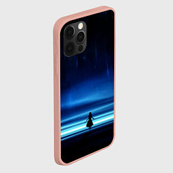 Чехол для iPhone 12 Pro Max Покорительница космоса, цвет: 3D-светло-розовый — фото 2