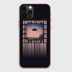 Чехол для iPhone 12 Pro Max I want to believe IWTB, цвет: 3D-светло-розовый