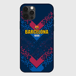 Чехол для iPhone 12 Pro Max Футбольные гранды барселона, цвет: 3D-черный