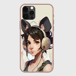 Чехол iPhone 12 Pro Max Девушка в стиле аниме с ушками
