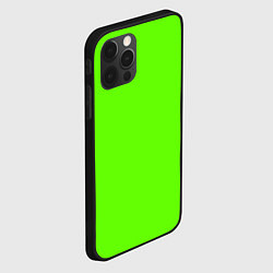 Чехол для iPhone 12 Pro Max Кислотный зеленый, цвет: 3D-черный — фото 2