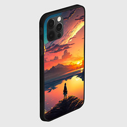 Чехол для iPhone 12 Pro Max Я не нарушаю правила, я живу по своим, цвет: 3D-черный — фото 2