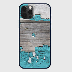 Чехол для iPhone 12 Pro Max Текстура облупившейся краски - авангард, цвет: 3D-черный