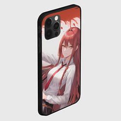 Чехол для iPhone 12 Pro Max Макима: Человек бензопила - Аниме, цвет: 3D-черный — фото 2