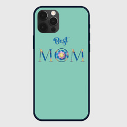 Чехол для iPhone 12 Pro Max Подари маме, цвет: 3D-черный