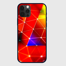 Чехол iPhone 12 Pro Max Digital triangle abstract