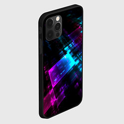Чехол для iPhone 12 Pro Max Неоновый киберпанк, цвет: 3D-черный — фото 2