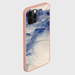 Чехол для iPhone 12 Pro Max Горы скалы в тумане, цвет: 3D-светло-розовый — фото 2