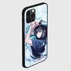 Чехол для iPhone 12 Pro Max Muichiro Tokito Demon Slayer, цвет: 3D-черный — фото 2