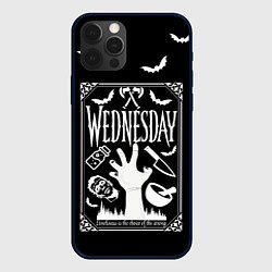 Чехол для iPhone 12 Pro Max Wednesday - thing, цвет: 3D-черный