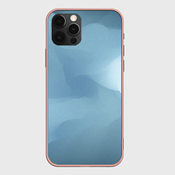 Чехол для iPhone 12 Pro Max Синий туман, цвет: 3D-светло-розовый