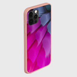 Чехол для iPhone 12 Pro Max Скоростные соты, цвет: 3D-светло-розовый — фото 2