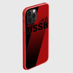 Чехол для iPhone 12 Pro Max USSR team, цвет: 3D-красный — фото 2