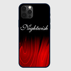 Чехол для iPhone 12 Pro Max Nightwish red plasma, цвет: 3D-черный