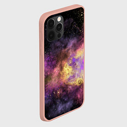 Чехол для iPhone 12 Pro Max Космос рождение звезды, цвет: 3D-светло-розовый — фото 2