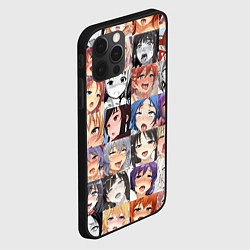 Чехол для iPhone 12 Pro Max Anime hentai ahegao manga, цвет: 3D-черный — фото 2