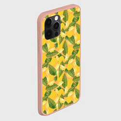 Чехол для iPhone 12 Pro Max Летний паттерн с ананасами, цвет: 3D-светло-розовый — фото 2