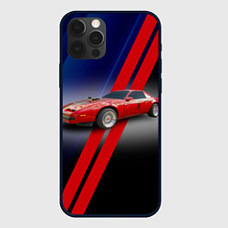 Чехол для iPhone 12 Pro Max Американский маслкар Pontiac Firebird 3 поколение, цвет: 3D-черный