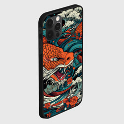 Чехол для iPhone 12 Pro Max В стиле Irezumi, цвет: 3D-черный — фото 2