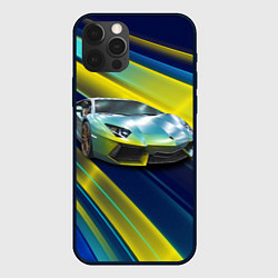 Чехол для iPhone 12 Pro Max Суперкар Lamborghini Reventon, цвет: 3D-черный