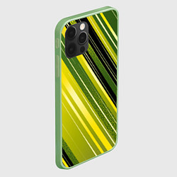 Чехол для iPhone 12 Pro Max Травяной линейный дизайн, цвет: 3D-салатовый — фото 2