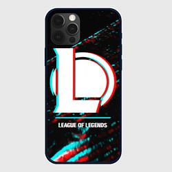 Чехол для iPhone 12 Pro Max League of Legends в стиле glitch и баги графики на, цвет: 3D-черный