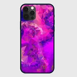 Чехол для iPhone 12 Pro Max Пурпурный стиль, цвет: 3D-черный