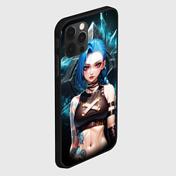 Чехол для iPhone 12 Pro Max Jinx arcane league of legends, цвет: 3D-черный — фото 2