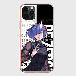 Чехол для iPhone 12 Pro Max Рем из резеро, цвет: 3D-светло-розовый