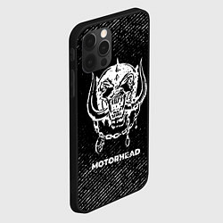 Чехол для iPhone 12 Pro Max Motorhead с потертостями на темном фоне, цвет: 3D-черный — фото 2