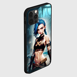 Чехол для iPhone 12 Pro Max Jinx arcane League of legends, цвет: 3D-черный — фото 2