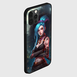 Чехол для iPhone 12 Pro Max Jinx league of legends, цвет: 3D-черный — фото 2