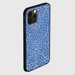 Чехол для iPhone 12 Pro Max Ажурные узоры, цвет: 3D-черный — фото 2