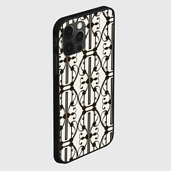 Чехол для iPhone 12 Pro Max Ветвистый паттерн, цвет: 3D-черный — фото 2