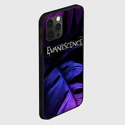 Чехол для iPhone 12 Pro Max Evanescence neon monstera, цвет: 3D-черный — фото 2