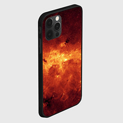 Чехол для iPhone 12 Pro Max Огненная галактика, цвет: 3D-черный — фото 2