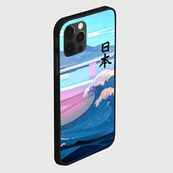 Чехол для iPhone 12 Pro Max Japan - landscape - waves, цвет: 3D-черный — фото 2