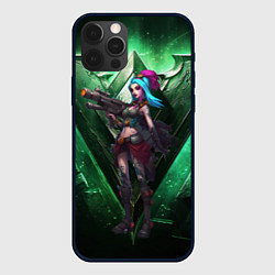 Чехол для iPhone 12 Pro Max Jinx art arcane league of legends, цвет: 3D-черный