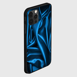 Чехол для iPhone 12 Pro Max Синий шёлк, цвет: 3D-черный — фото 2