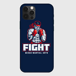 Чехол для iPhone 12 Pro Max Fight ММА, цвет: 3D-черный