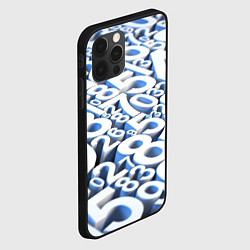 Чехол для iPhone 12 Pro Max Цифровая брусчатка, цвет: 3D-черный — фото 2