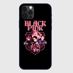 Чехол для iPhone 12 Pro Max Blackpink k-pop, Блэкпинк, цвет: 3D-черный