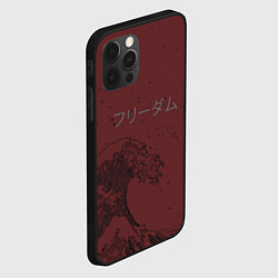 Чехол для iPhone 12 Pro Max Большая волна в Канагава, цвет: 3D-черный — фото 2