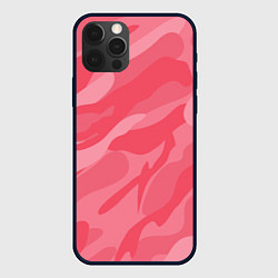 Чехол для iPhone 12 Pro Max Pink military, цвет: 3D-черный