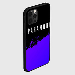 Чехол для iPhone 12 Pro Max Paramore purple grunge, цвет: 3D-черный — фото 2