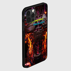 Чехол для iPhone 12 Pro Max Киберпанк 2077 призрачная свобода тело киборга, цвет: 3D-черный — фото 2