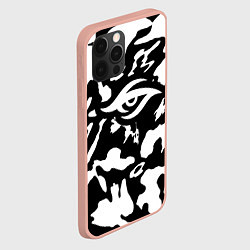 Чехол для iPhone 12 Pro Max Форма Team Secret абстракт, цвет: 3D-светло-розовый — фото 2
