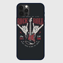 Чехол для iPhone 12 Pro Max Rock and roll - хой, цвет: 3D-черный